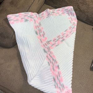 Hand crocheted baby blanket